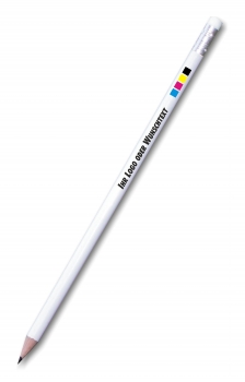 Bleistifte mit Radierer, mit Digitaldruck